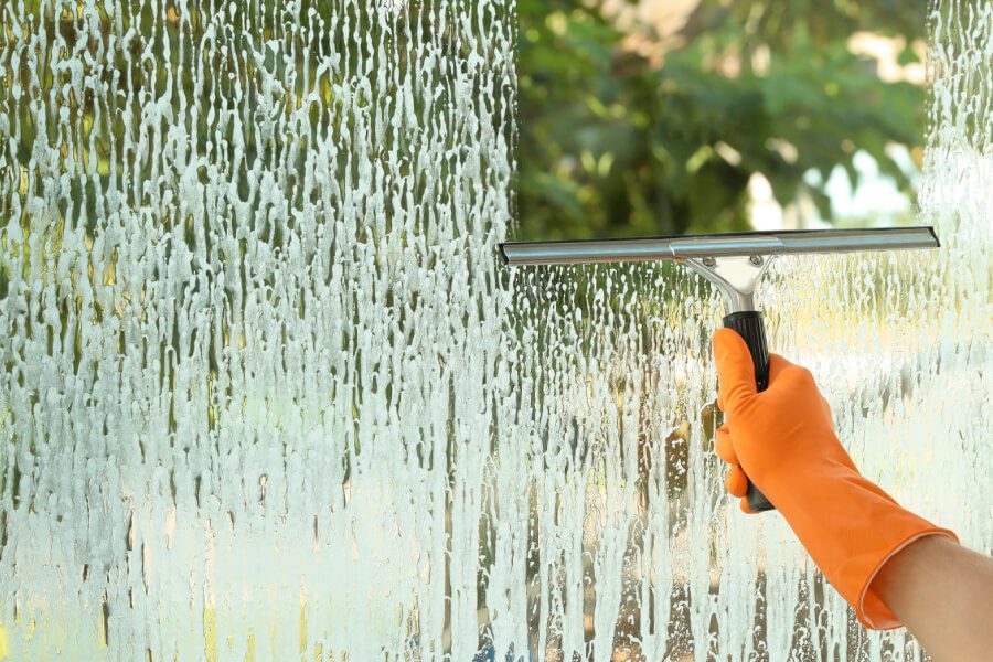 Window Cleaning in Office Window Cleaning in Office