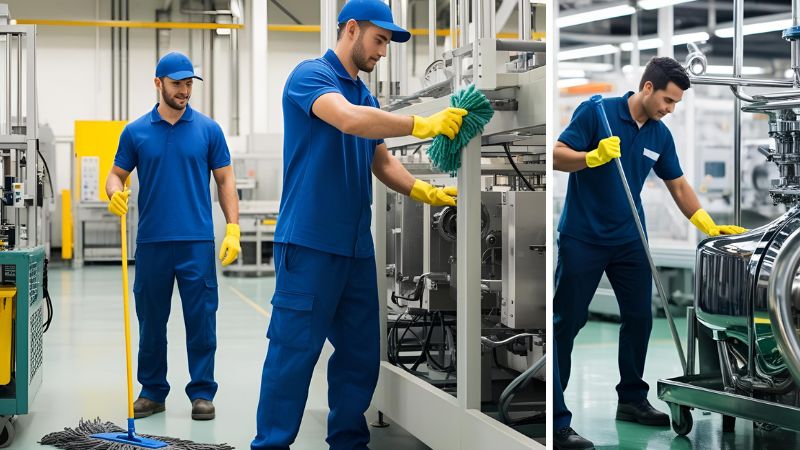 ACS Commercial Cleaning conducts industrial cleaning